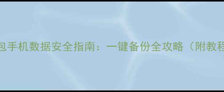 图片 MIUI系统备份包手机数据安全指南：一键备份全攻略（附教程+注意事项）1