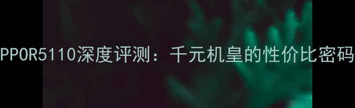OPPOR5110深度评测千元机皇的性价比密码