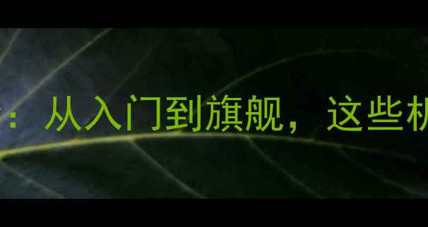 OPPO手机价格全从入门到旗舰这些机型最值得买