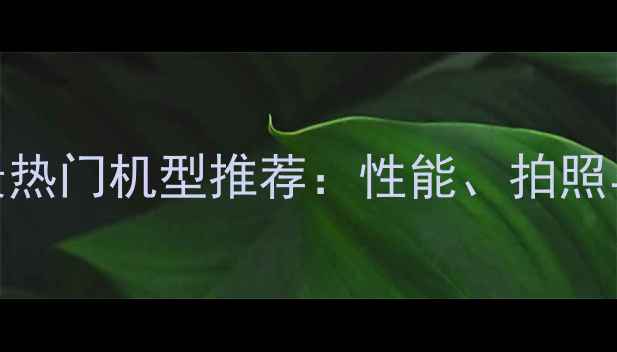 图片 Oppo手机最热门机型推荐：性能、拍照与性价比全