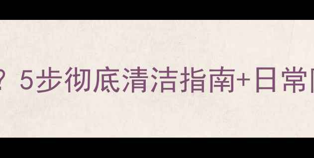 iPhone4s进灰怎么办5步彻底清洁指南日常防灰技巧附图解