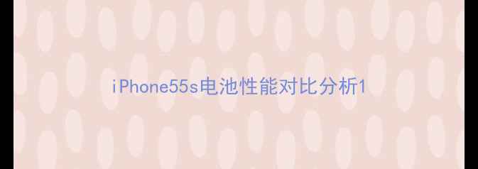 iPhone55s电池性能对比分析