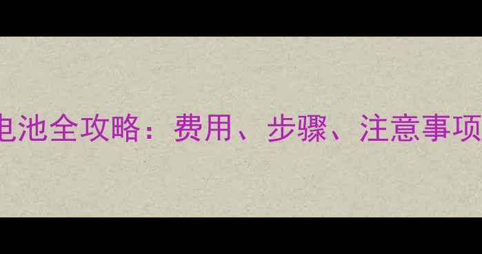 图片 iPhone6换电池全攻略：费用、步骤、注意事项及官方对比