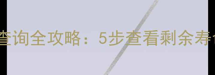 iPhone6电池健康查询全攻略5步查看剩余寿命延长使用技巧