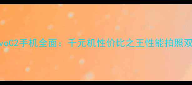 vivoC2手机全面千元机性价比之王性能拍照双优
