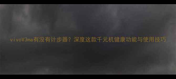 图片 vivoV3ma有没有计步器？深度这款千元机健康功能与使用技巧