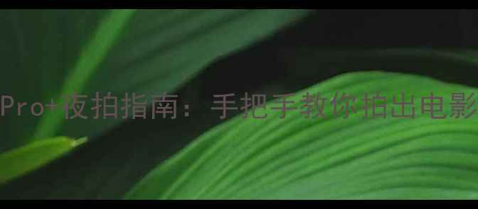 vivoX90Pro夜拍指南手把手教你拍出电影感夜景