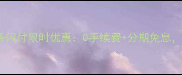 图片 vivo手机白条闪付限时优惠：0手续费+分期免息，购机攻略全1