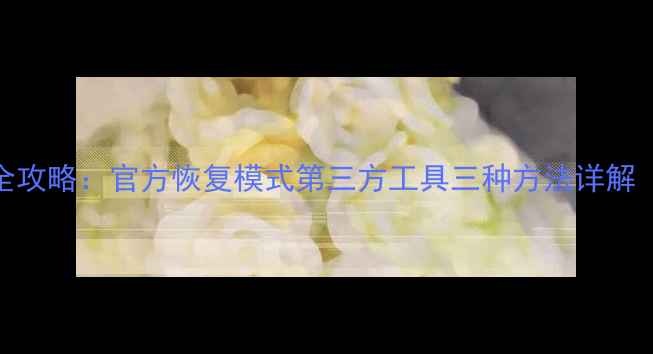 图片 三星手机系统恢复全攻略：官方恢复模式第三方工具三种方法详解（附安全注意事项）