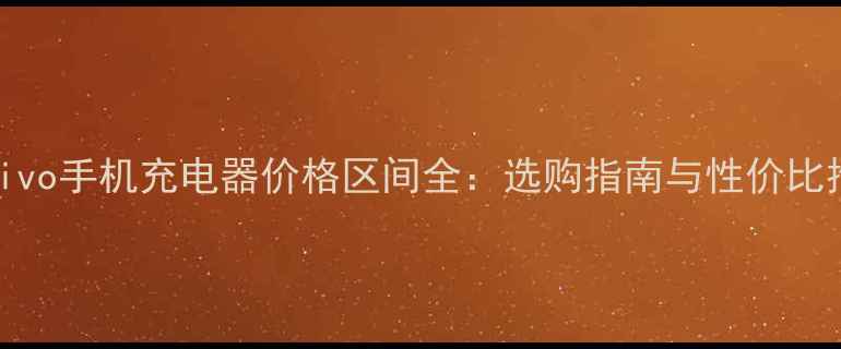 主vivo手机充电器价格区间全选购指南与性价比推荐