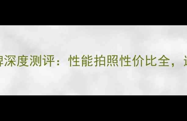 十大手机品牌深度测评性能拍照性价比全选购必看指南