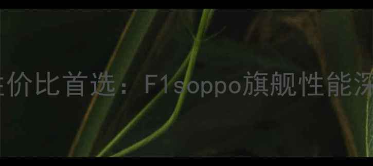 千元机性价比首选F1soppo旗舰性能深度评测