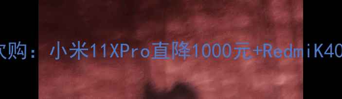 图片 双十一小米手机狂欢购：小米11XPro直降1000元+RedmiK40限时赠生态链产品1