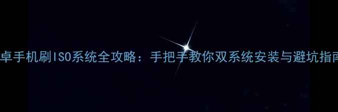 安卓手机刷ISO系统全攻略手把手教你双系统安装与避坑指南