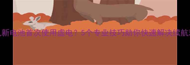 手机新电池首次使用虚电5个专业技巧助你快速解决续航难题