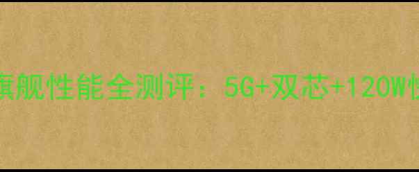 图片 深度vivoX30NFC旗舰性能全测评：5G+双芯+120W快充的性价比之王