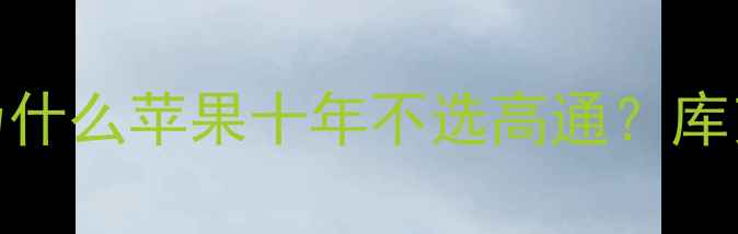 苹果芯片VS高通骁龙为什么苹果十年不选高通库克不换处理器的三大真相
