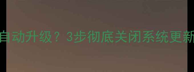 荣耀8如何停止自动升级3步彻底关闭系统更新图文教程
