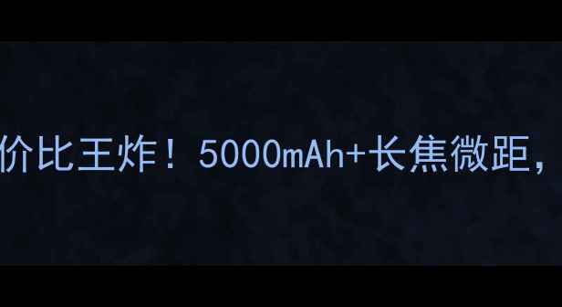 vivoX60i性价比王炸5000mAh长焦微距拍照性能全