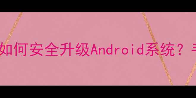 图片 📱手机刷入Recovery后如何安全升级Android系统？手把手教你避坑指南✅1