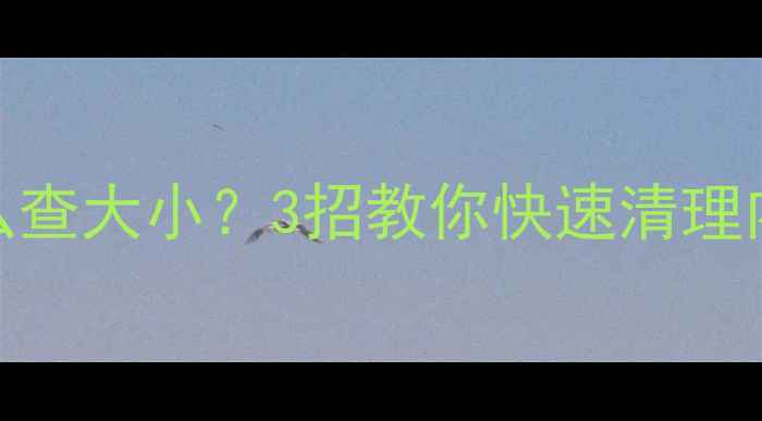 图片 📱苹果手机照片怎么查大小？3招教你快速清理内存，拍照不卡顿！