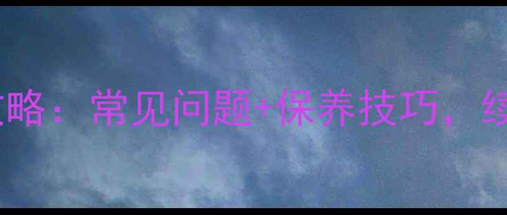 华为荣耀6X充电口使用全攻略常见问题保养技巧续航更持久附视频教程