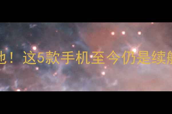 图片 🔥7寸大屏+5000mAh电池！这5款手机至今仍是续航王者（附真实测评）1