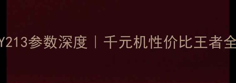 图片 🔥vivoY213参数深度｜千元机性价比王者全测评🔥