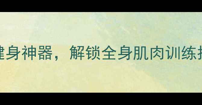 图片 3D肌肉系统安卓版：手机健身神器，解锁全身肌肉训练指南（附保姆级使用教程）