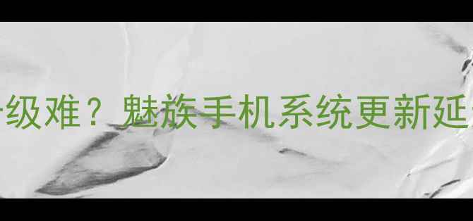 图片 Flyme系统升级难？魅族手机系统更新延迟原因深度1