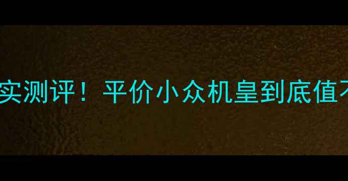 图片 IVVI手机真实测评！平价小众机皇到底值不值得冲？1