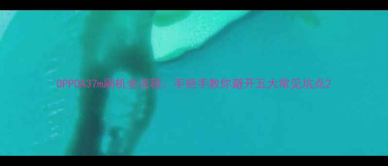 OPPOA37m刷机全流程手把手教你避开五大常见坑点