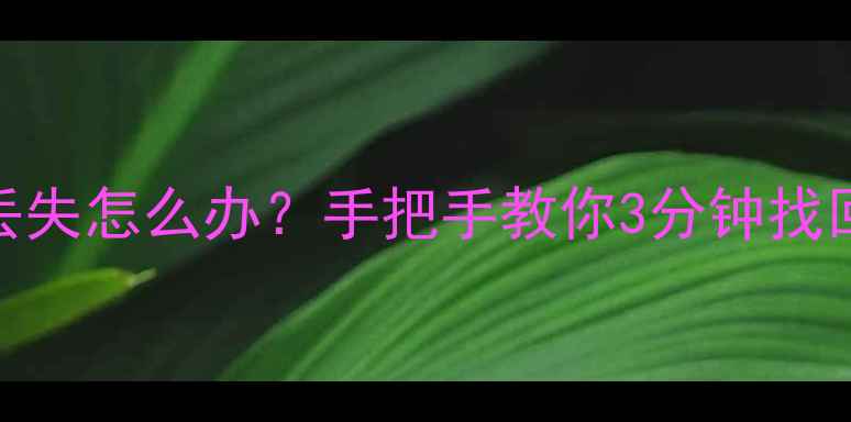 图片 OPPOFind5IMEI丢失怎么办？手把手教你3分钟找回并避免被黑！1