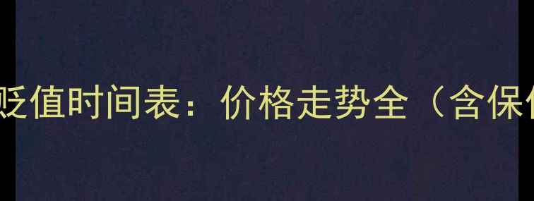 图片 OPPO手机贬值时间表：价格走势全（含保值技巧）1