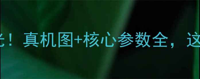 图片 OPPO新机内测曝光！真机图+核心参数全，这配置你期待吗？1