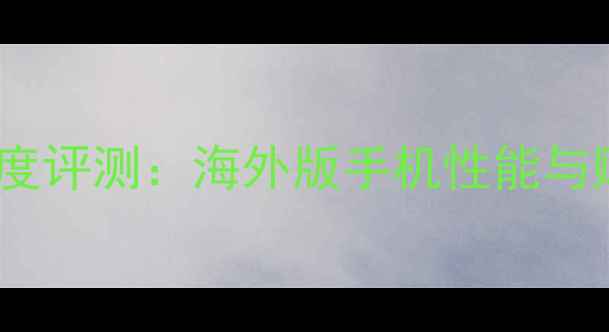 图片 OPPO法国进口R11深度评测：海外版手机性能与购机指南（最新款）