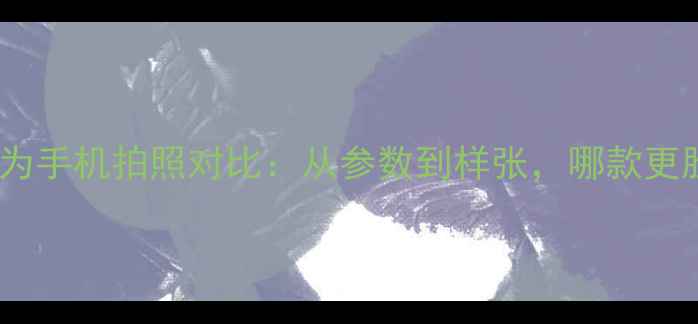 Oppo和华为手机拍照对比从参数到样张哪款更胜一筹