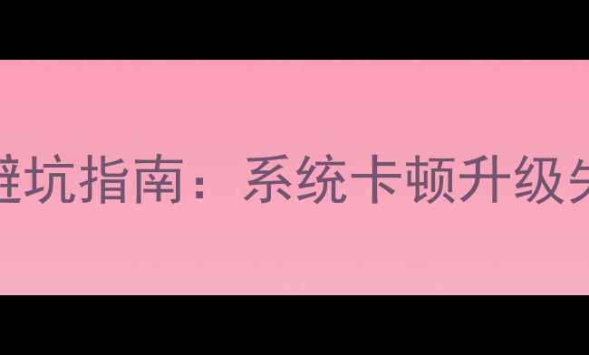 图片 VivoY85刷机全教程+避坑指南：系统卡顿升级失败变砖问题彻底解决