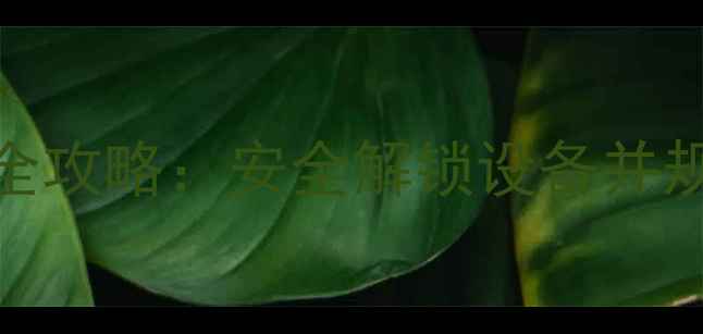 图片 iOS越狱密码找回全攻略：安全解锁设备并规避越狱风险指南2