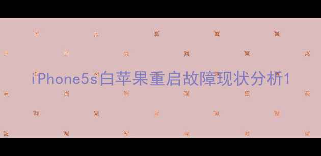 图片 iPhone5s白苹果重启故障现状分析1
