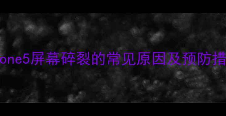 图片 iPhone5屏幕碎裂的常见原因及预防措施2