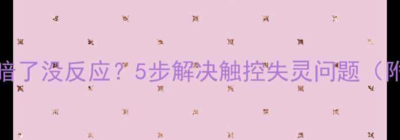 图片 iPhone7屏幕暗了没反应？5步解决触控失灵问题（附图文教程）1