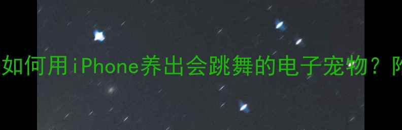 iPhone金鱼游戏攻略如何用iPhone养出会跳舞的电子宠物附下载安装与进阶技巧