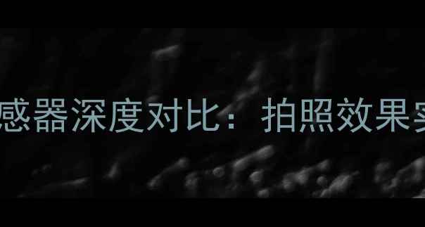 iPhone镜头与索尼传感器深度对比拍照效果实测与用户选购指南