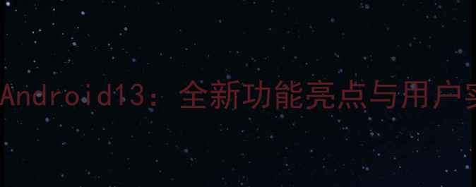 图片 realmeX2安卓系统升级至Android13：全新功能亮点与用户实测报告（附升级指南）2