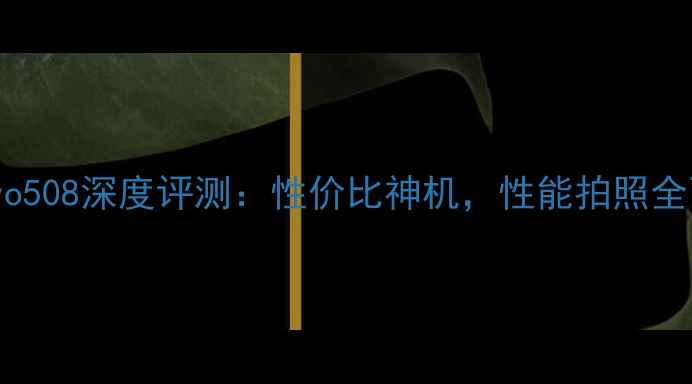 图片 vivo508深度评测：性价比神机，性能拍照全面2