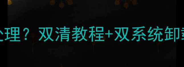 vivo双开异常如何处理双清教程双系统卸载全攻略附图解
