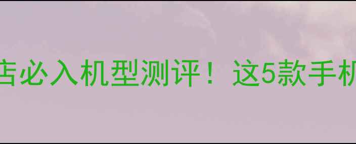 图片 vivo天猫旗舰店必入机型测评！这5款手机闭眼入不踩雷