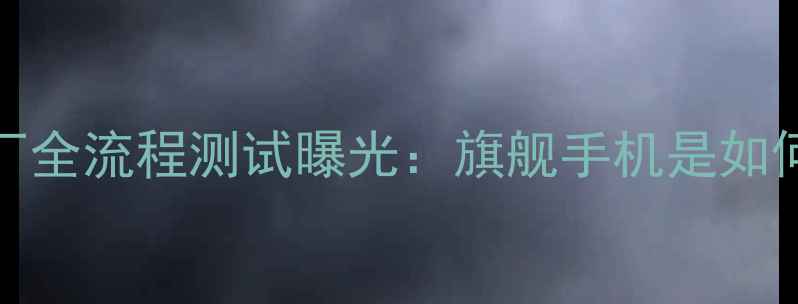 图片 vivo工厂全流程测试曝光：旗舰手机是如何诞生的