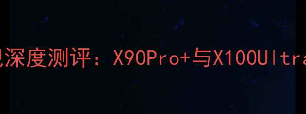 图片 vivo影像旗舰深度测评：X90Pro+与X100Ultra像素对决全1